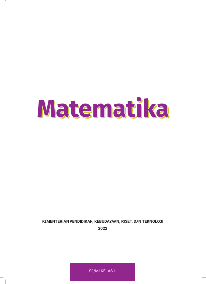 Matematika untuk SD/MI Kelas III